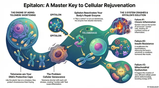 Infographic: Epitalon and telomerase