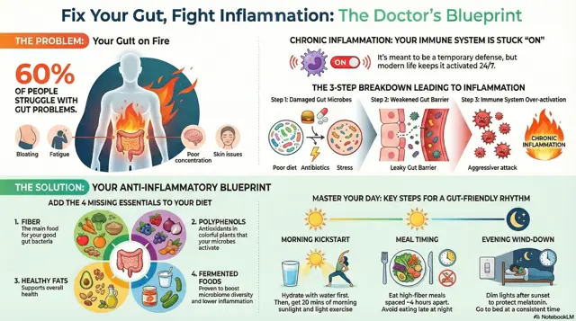 Infographic: The gut–inflammation connection